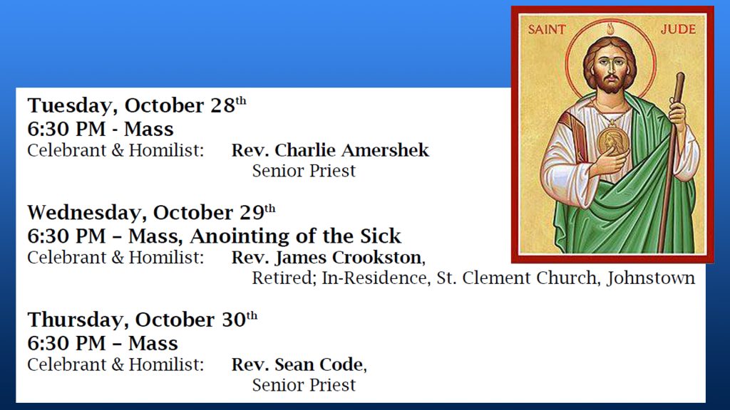 St. Jude Triduum