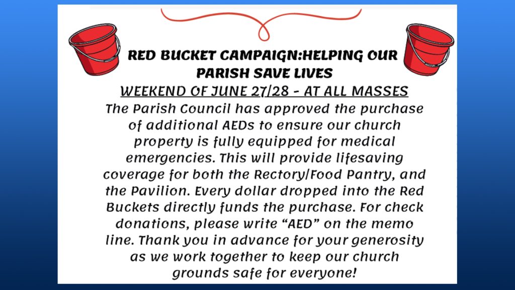 Red Bucket AED