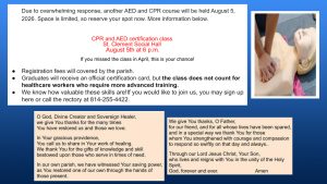 AED CPR Class